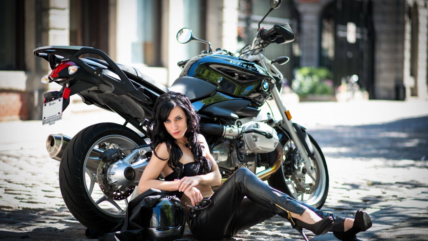 European women on bikes in Acapulco